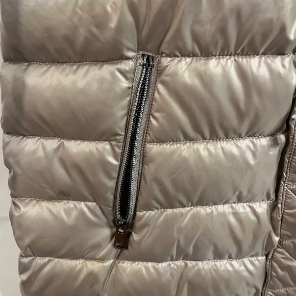 KENNETH COLE BROWN WOMENS HOODED QUILTED LINED  PUFFER JACKET SIZE LARGE *NWT* - Picture 4 of 14